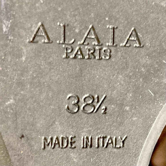 Vintage Black Suede Alaia Corset Laced Platforms - Picture 9 of 11